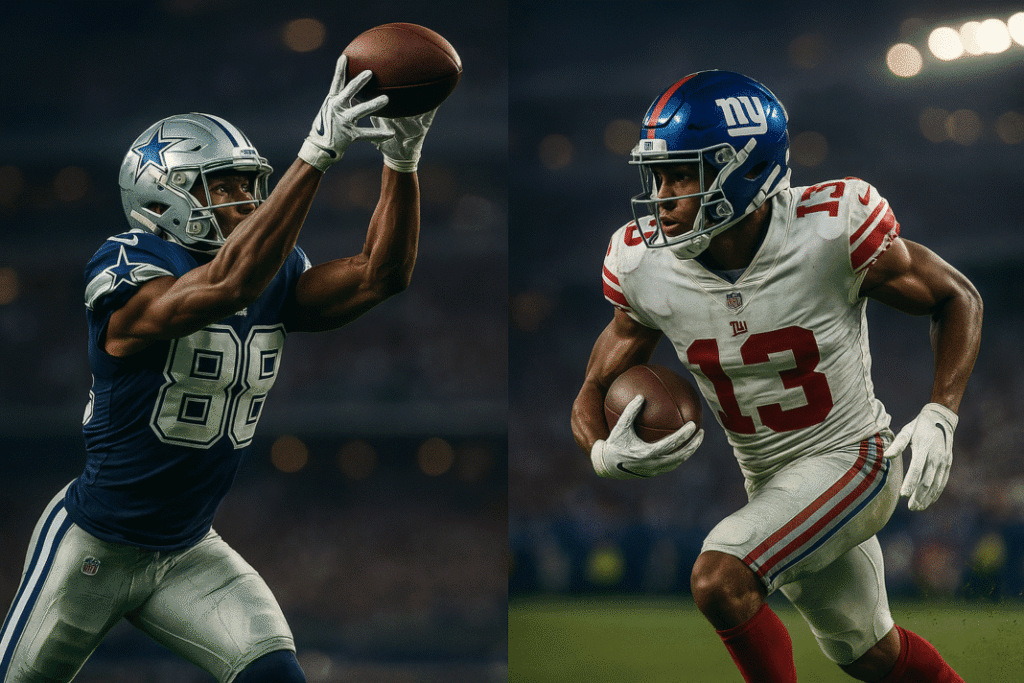 new york giants vs dallas cowboys match player stats