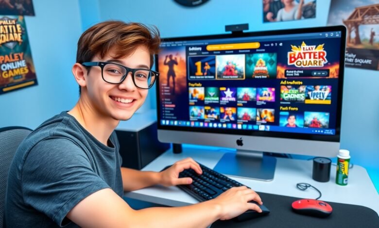 playing games on blog playbattlesquare